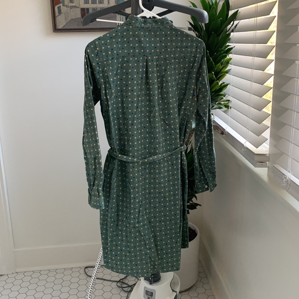 Gitman Bros dotted corduroy shirt dress - Picture 3 of 4